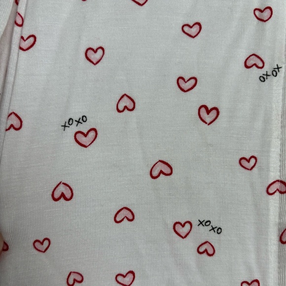 NWT Milkberry Bamboo Footie - Heart Print size 24 Months - Picture 4 of 5